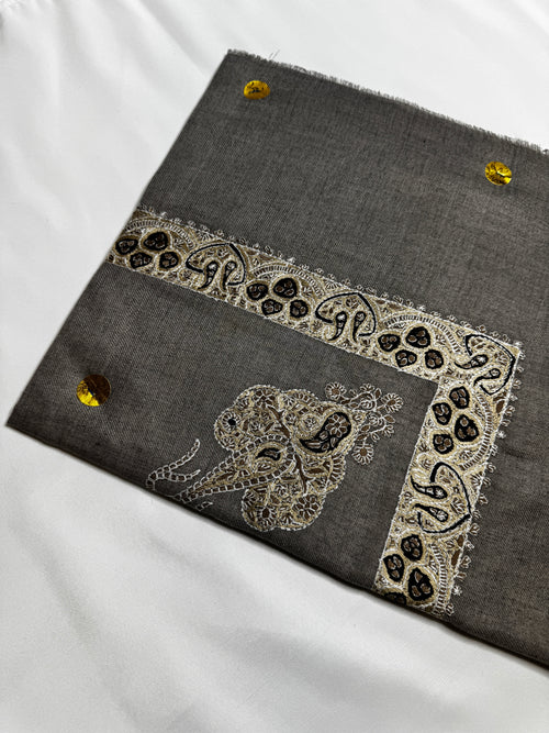 Luxury Grey Yemeni Shemagh