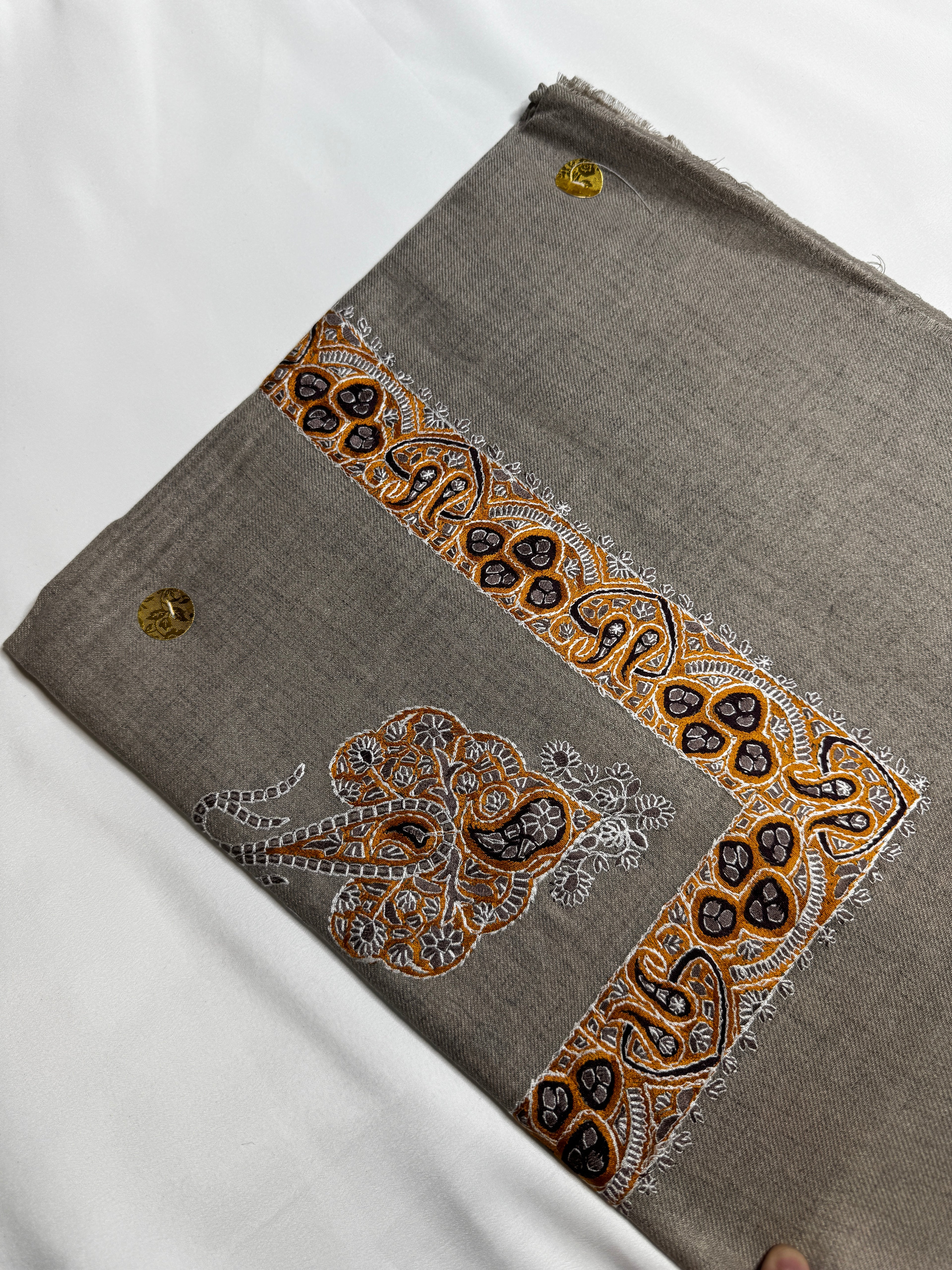 Luxury Grey Yemeni Shemagh