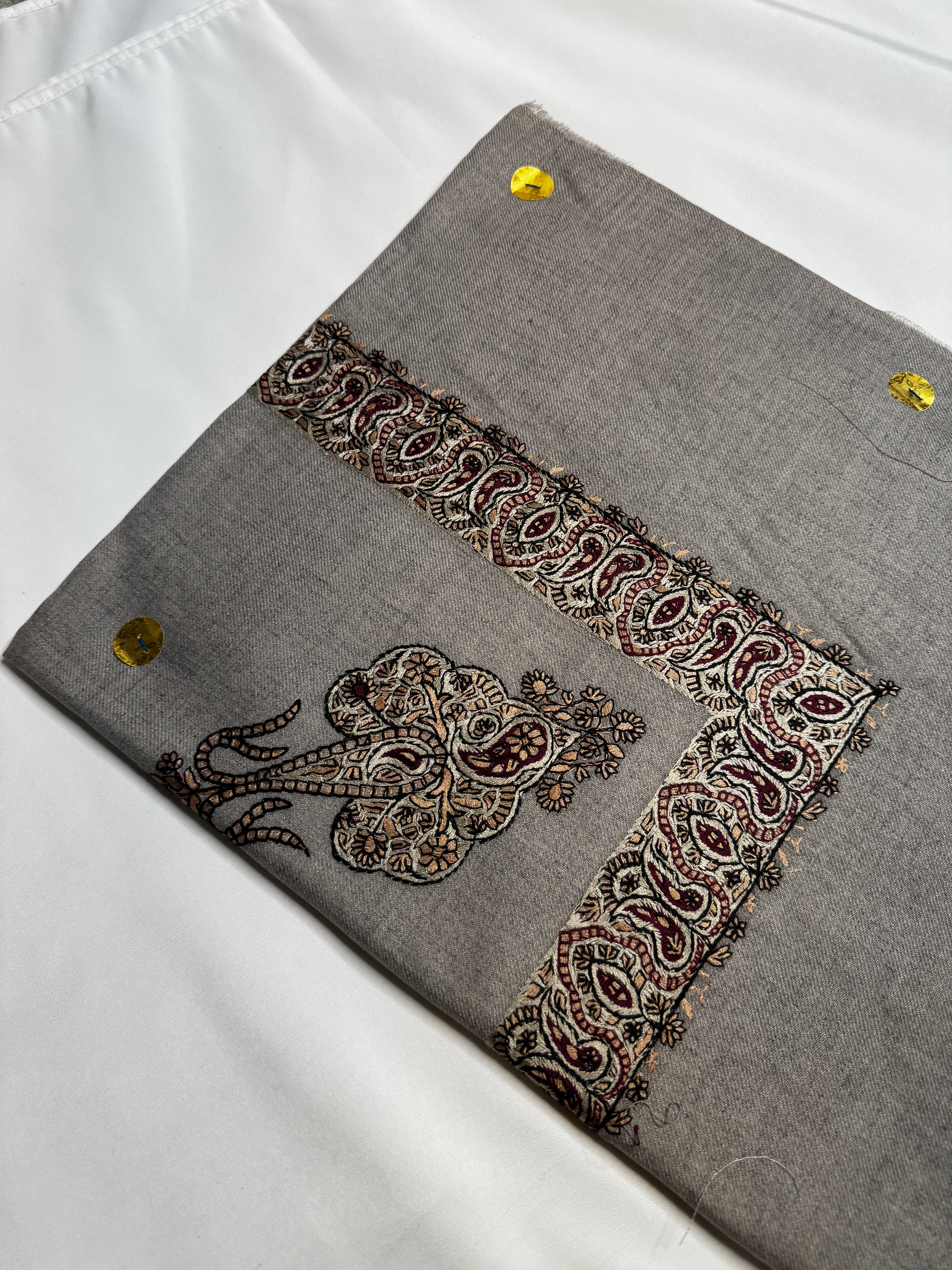 Luxury Grey Yemeni Shemagh