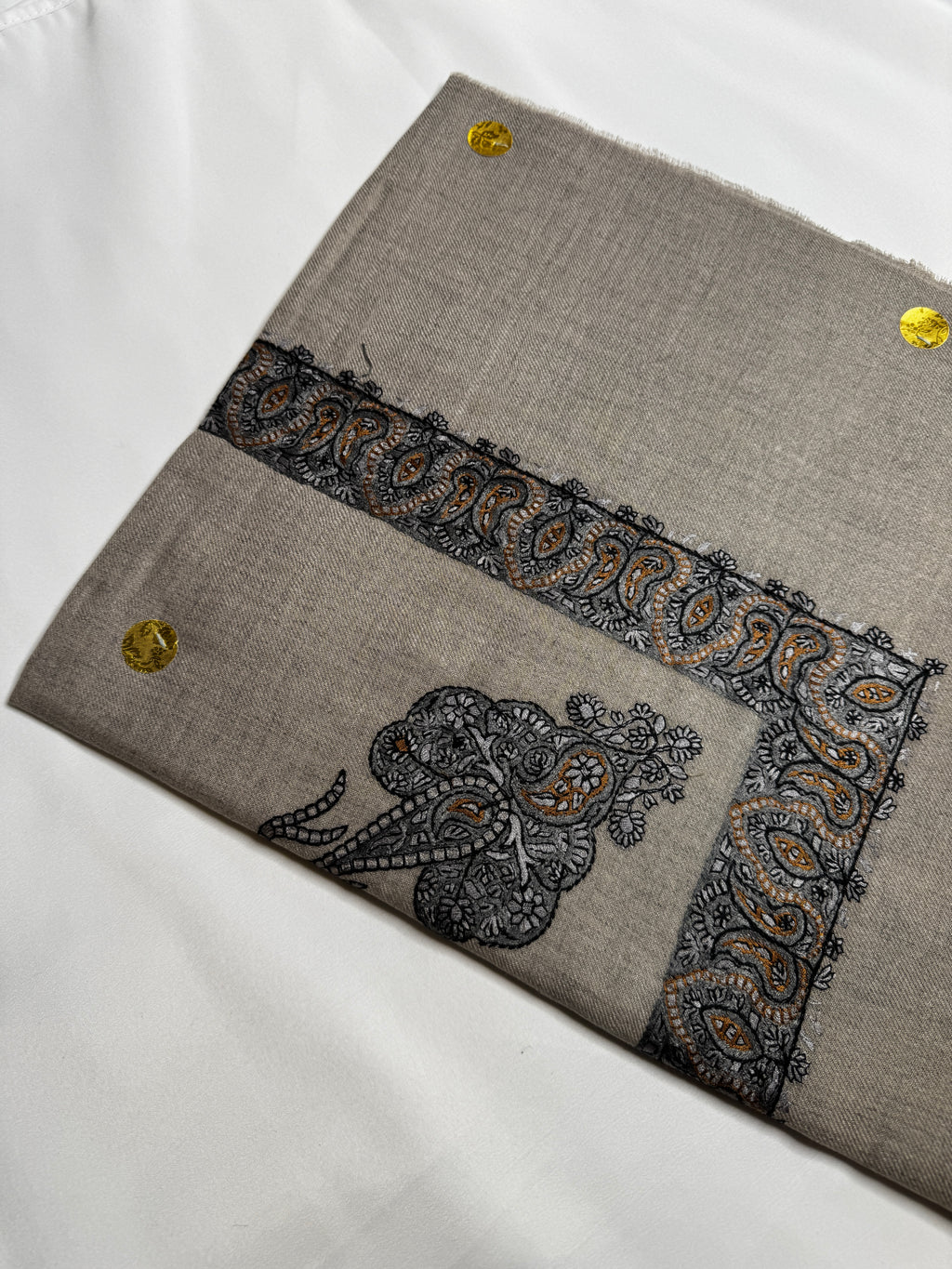 Luxury Grey Yemeni Shemagh