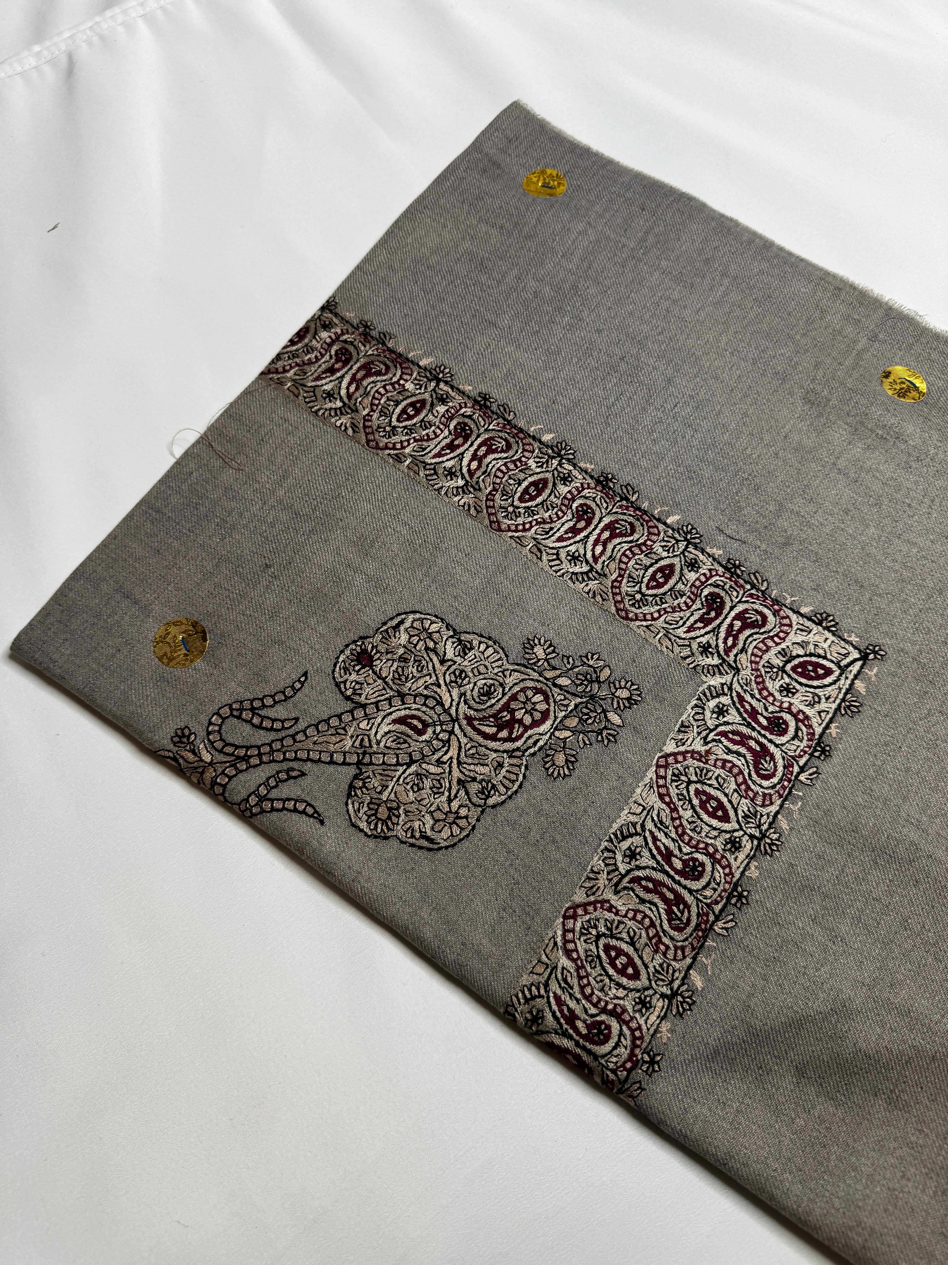 Luxury Grey Yemeni Shemagh