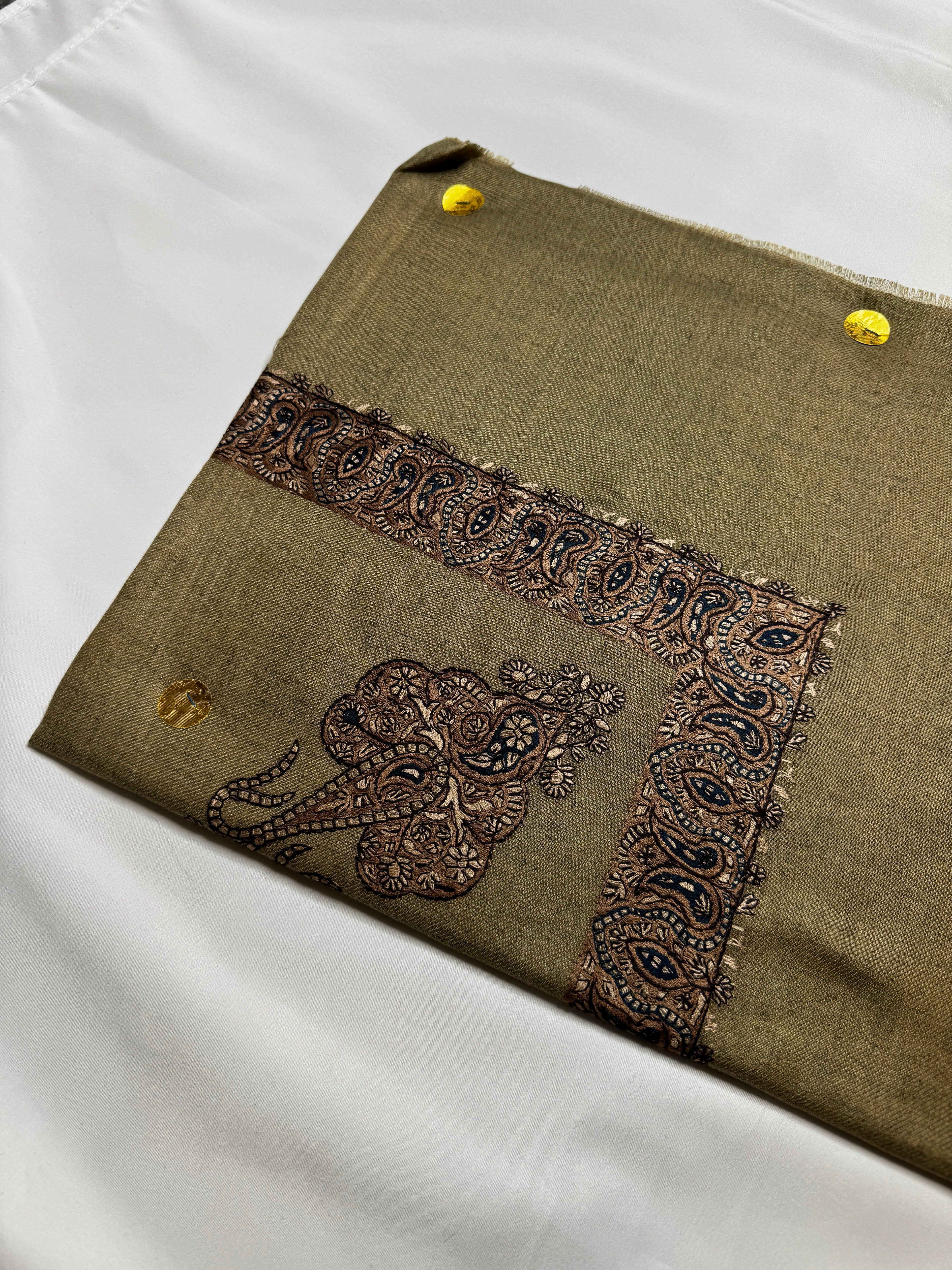 Luxury Olive Yemeni Shemagh