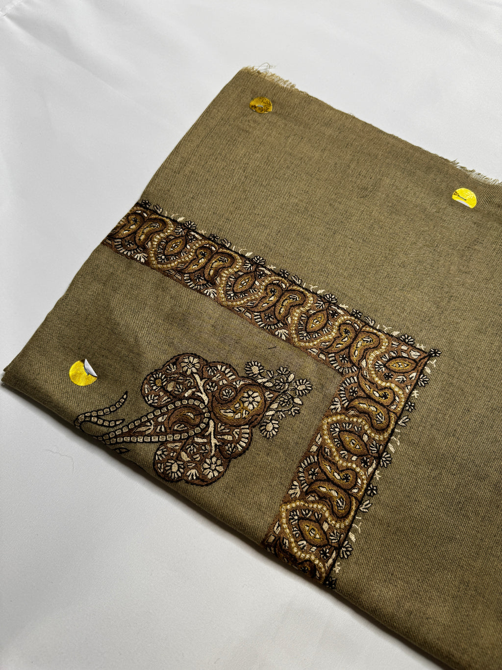 Luxury Olive Yemeni Shemagh