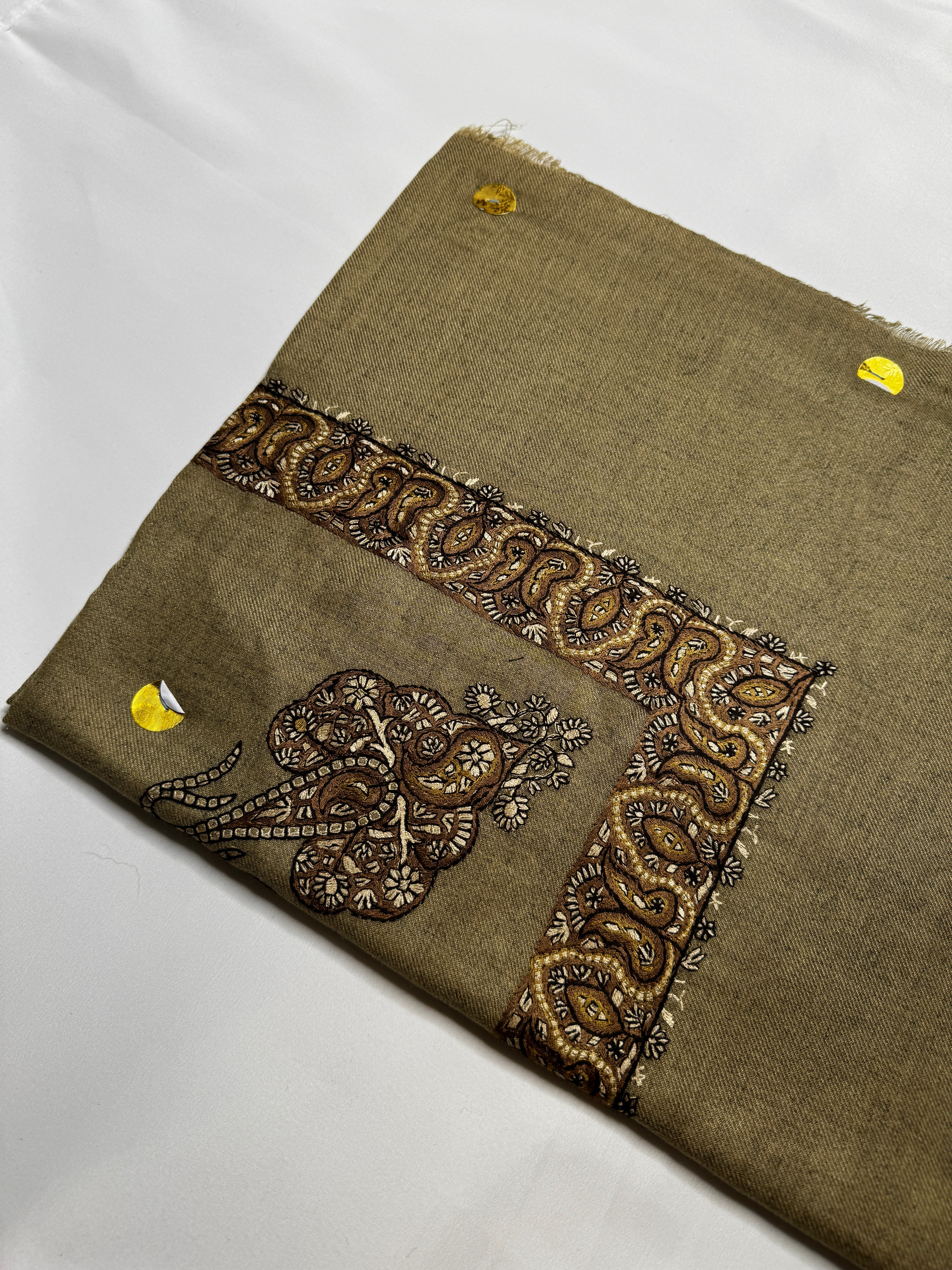 Luxury Olive Yemeni Shemagh