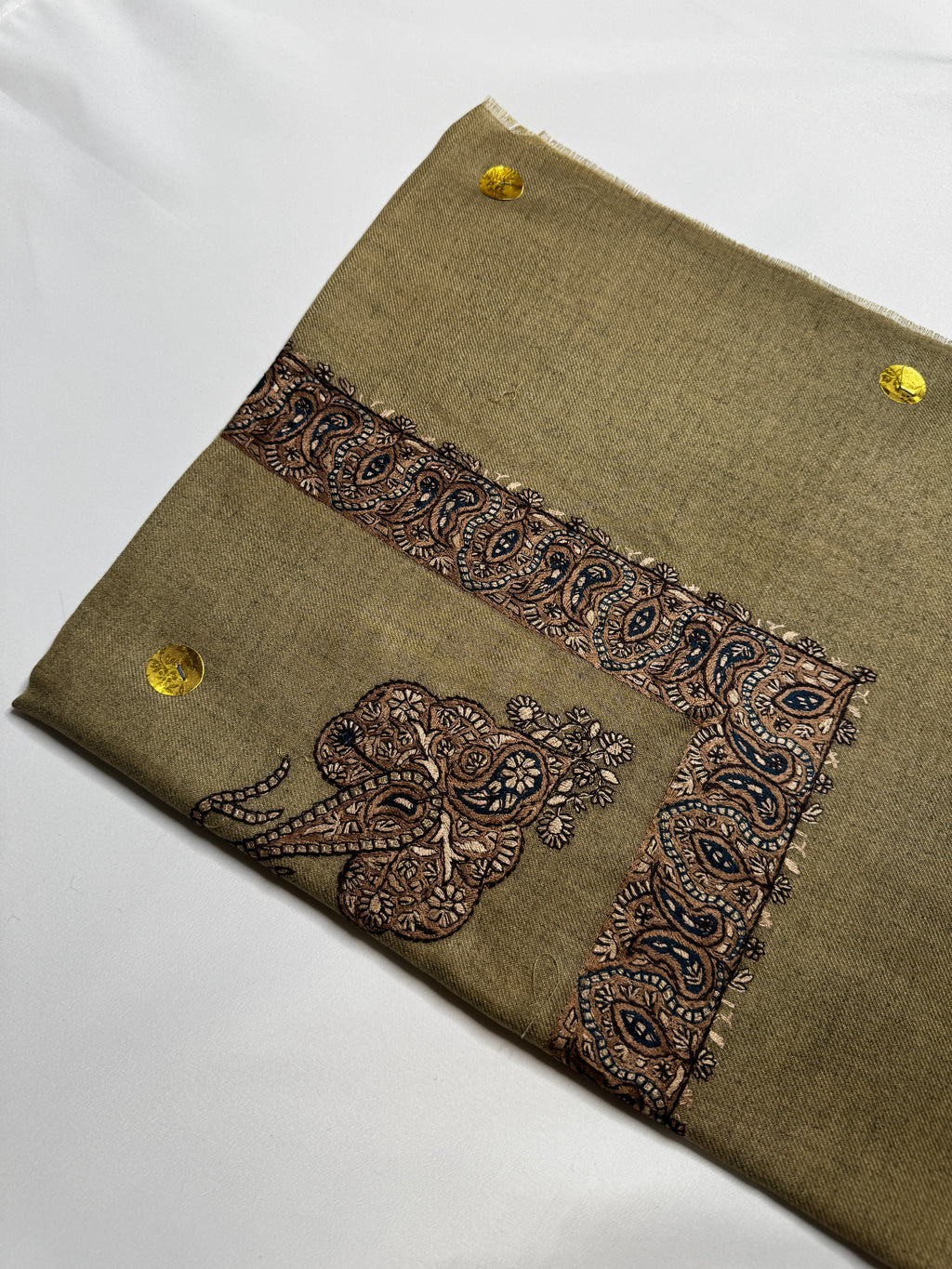 Luxury Olive Yemeni Shemagh