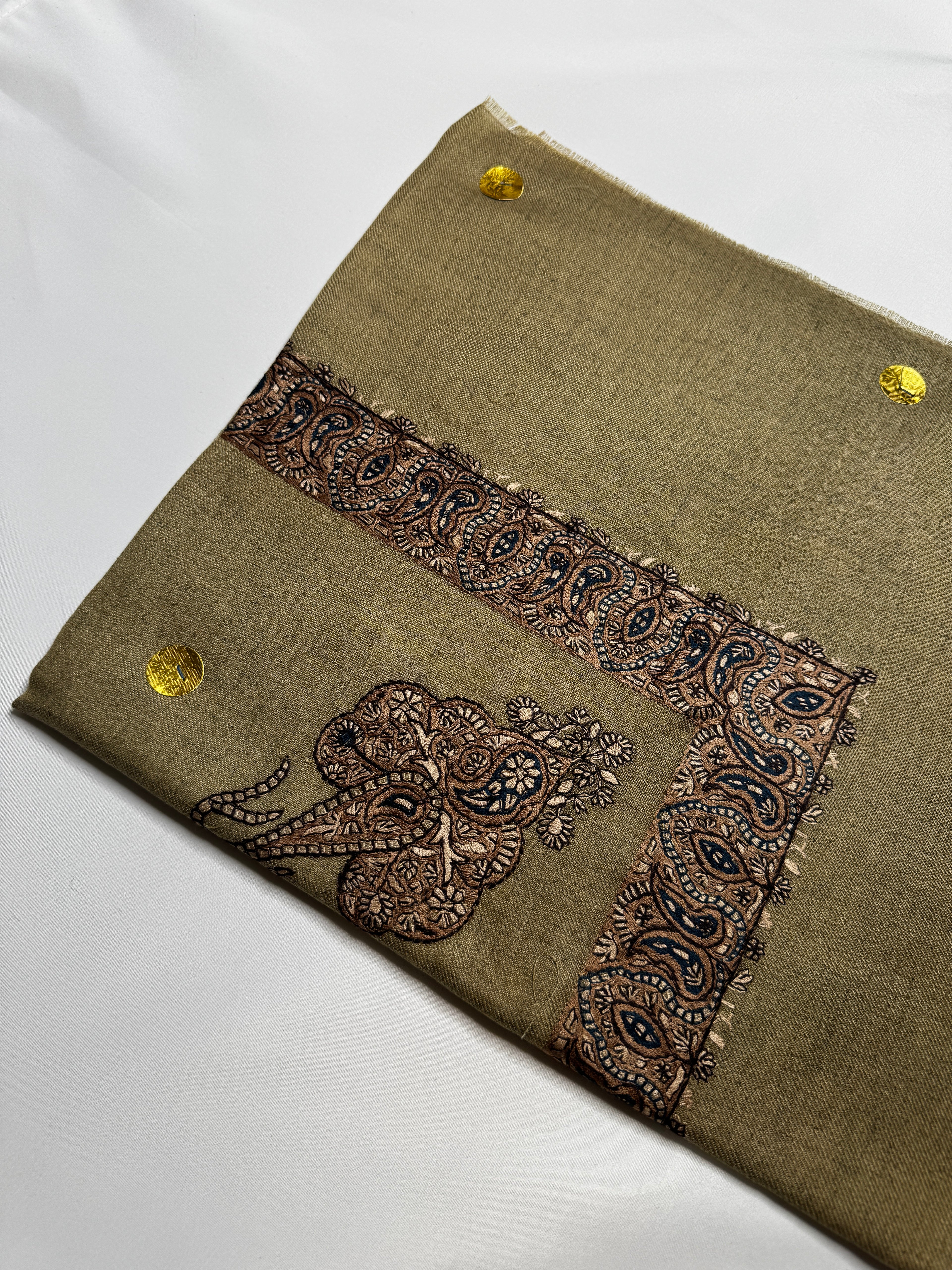 Luxury Olive Yemeni Shemagh