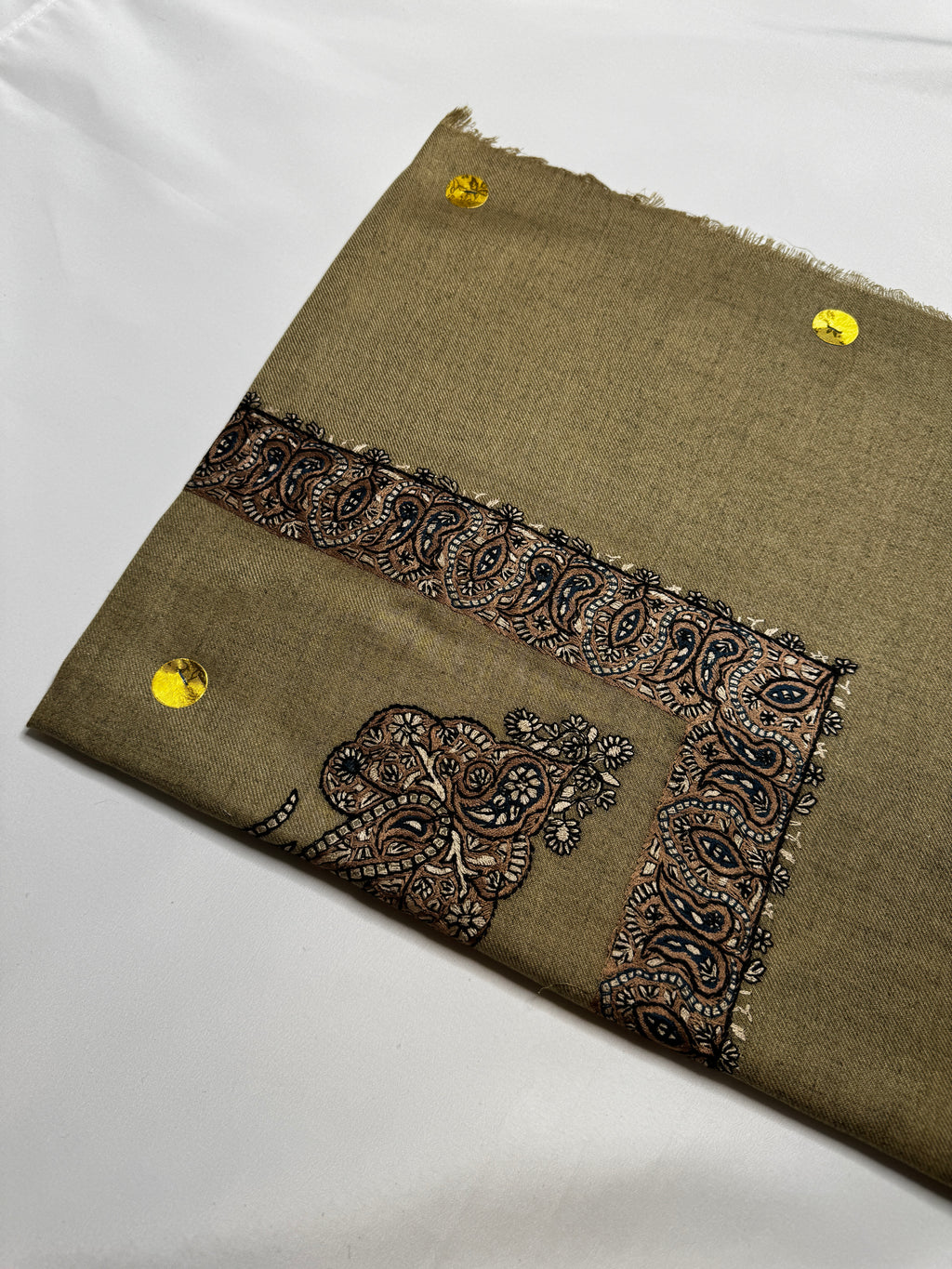 Luxury Olive Yemeni Shemagh