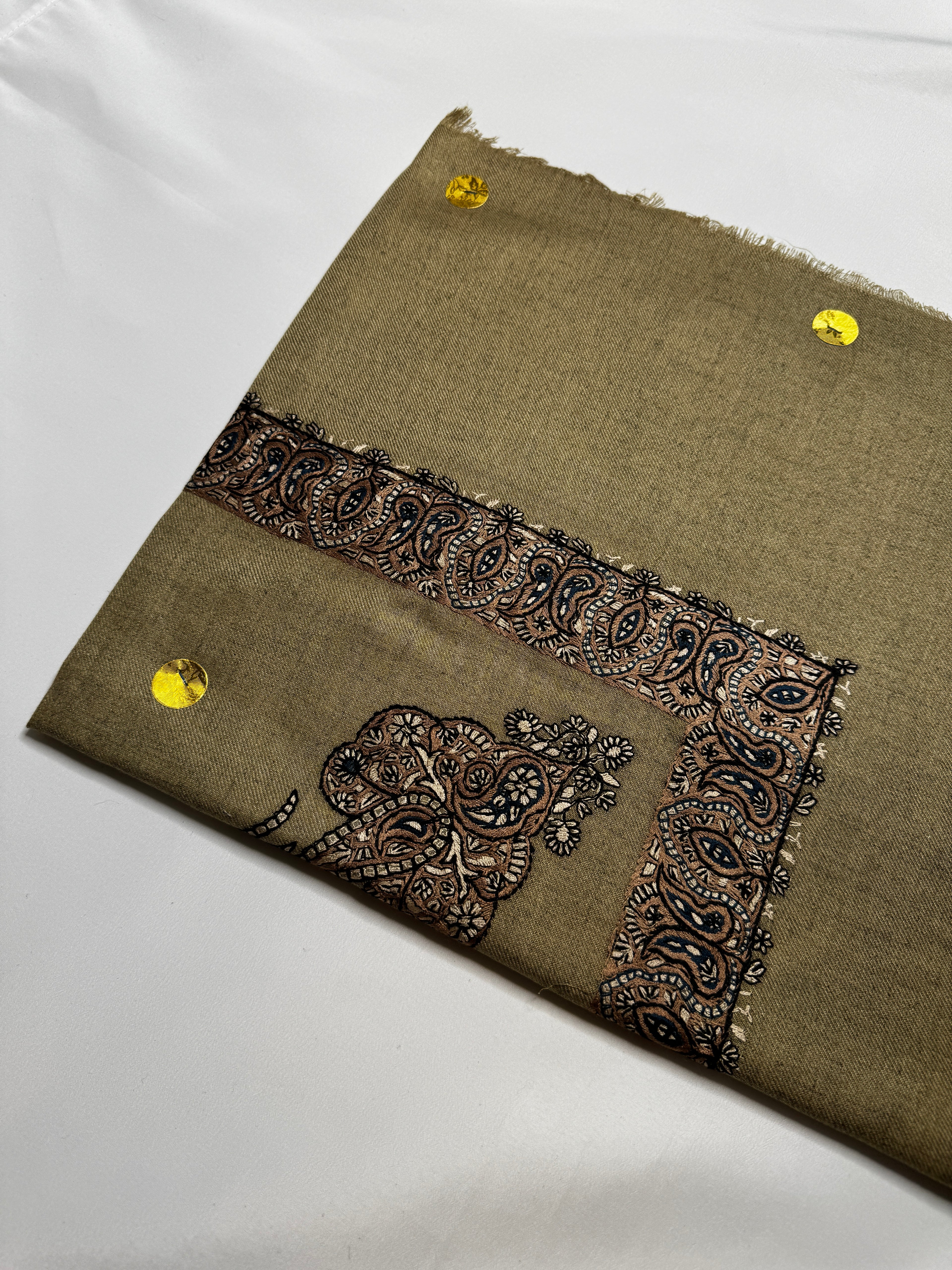 Luxury Olive Yemeni Shemagh