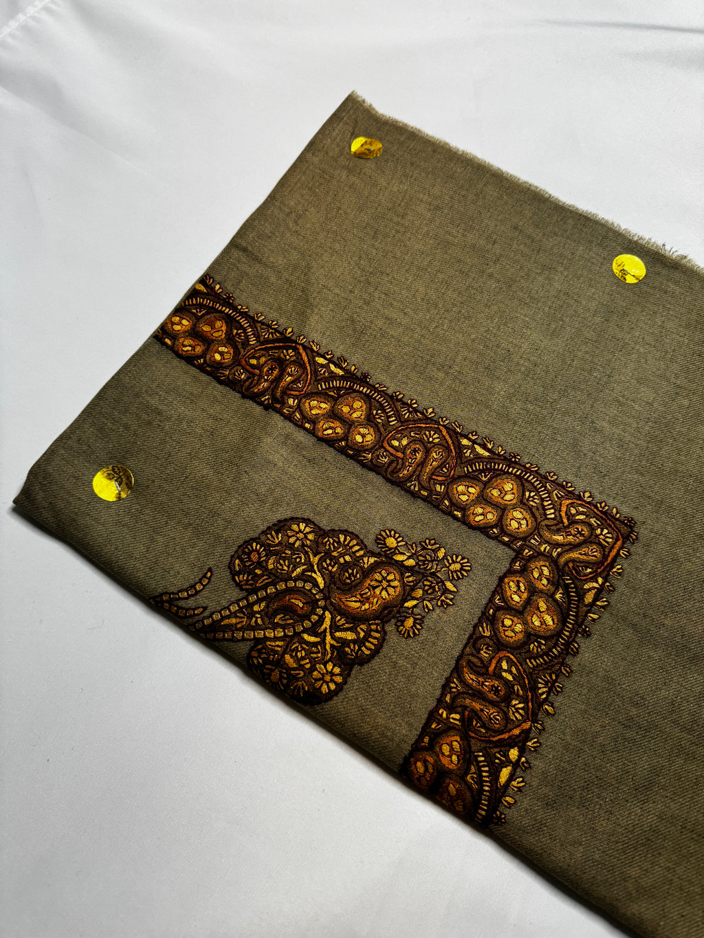 Luxury Olive Yemeni Shemagh