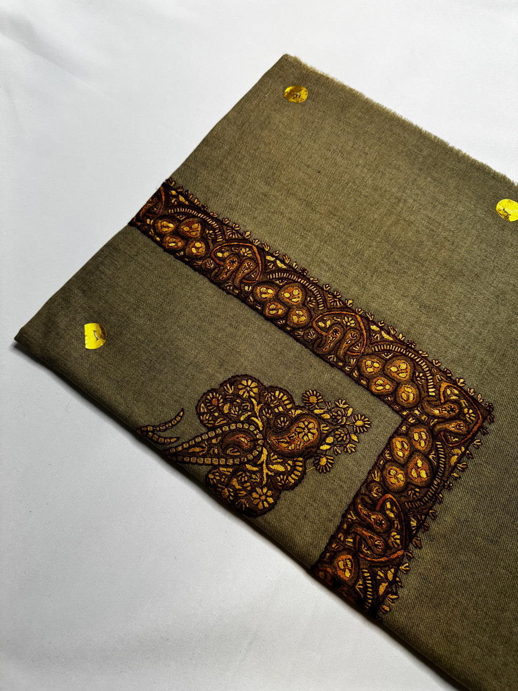 Luxury Olive Yemeni Shemagh