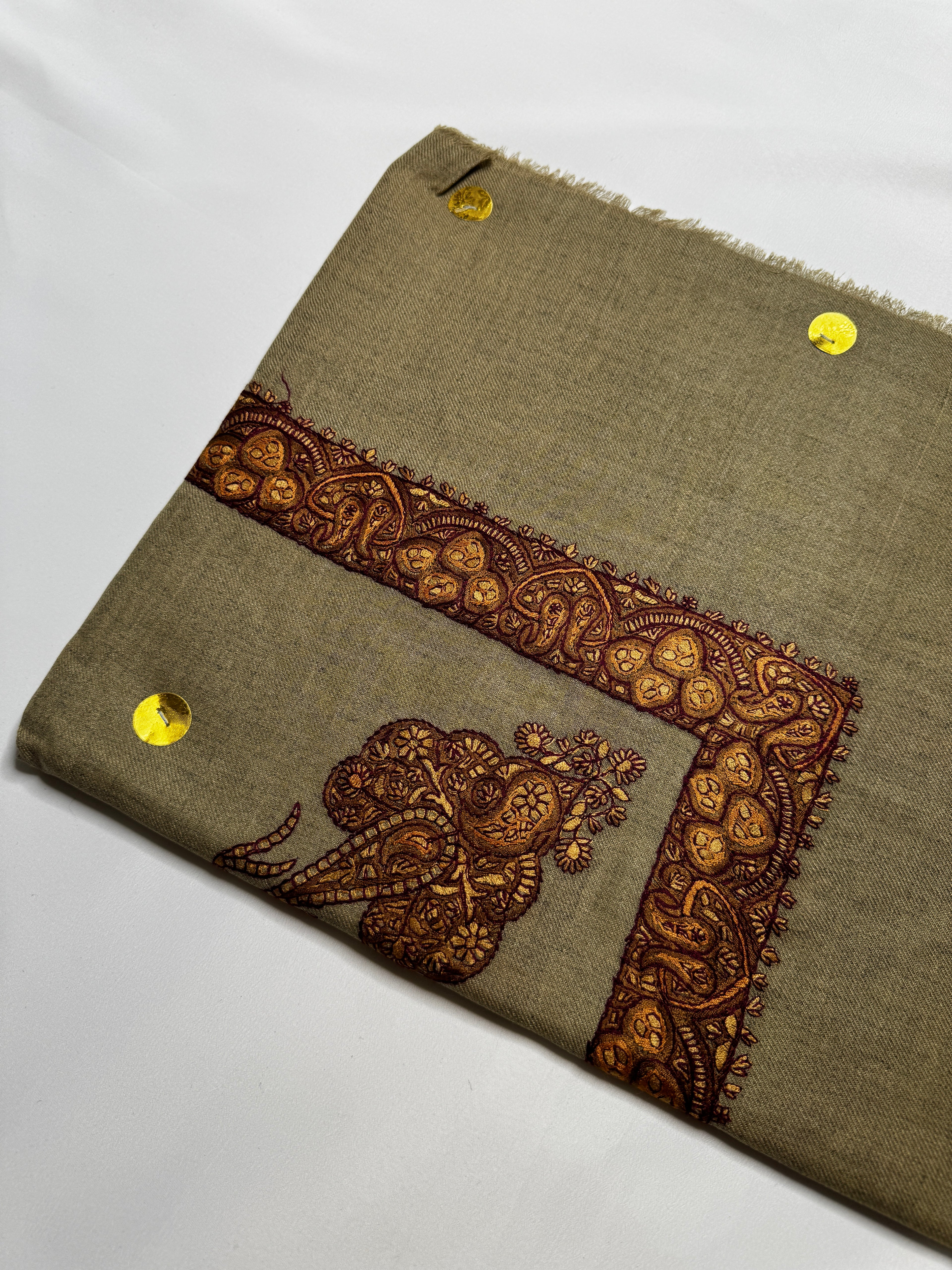 Luxury Olive Yemeni Shemagh