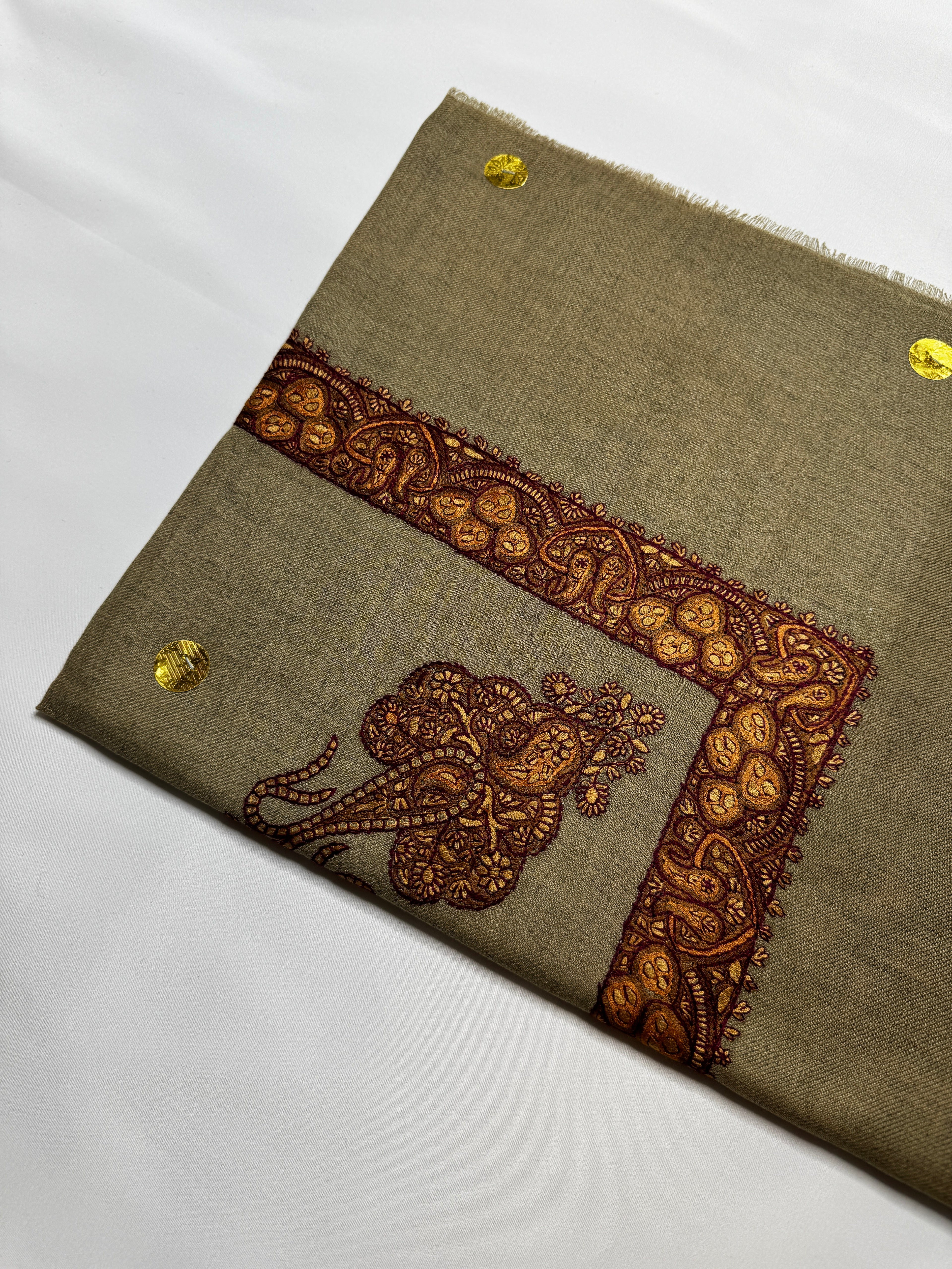 Luxury Olive Yemeni Shemagh