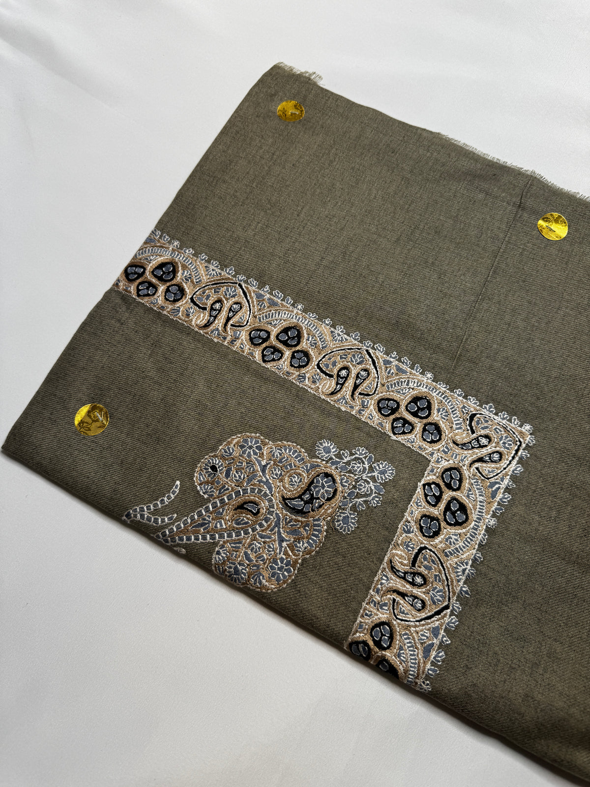 Luxury Khaki Yemeni Shemagh
