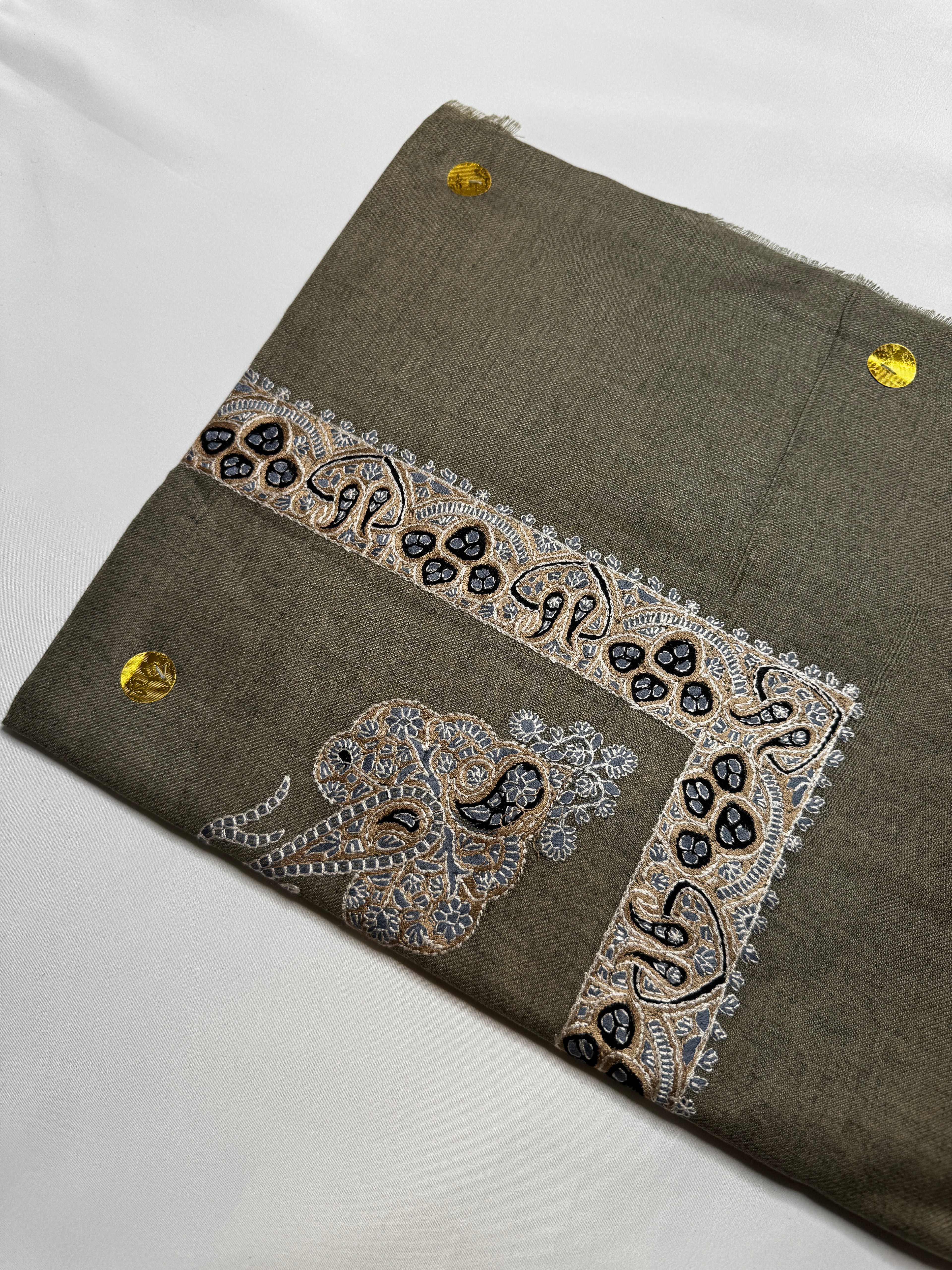 Luxury Khaki Yemeni Shemagh