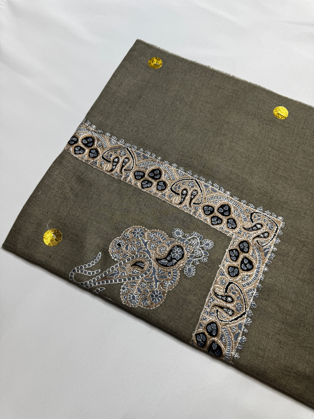 Luxury Khaki Yemeni Shemagh