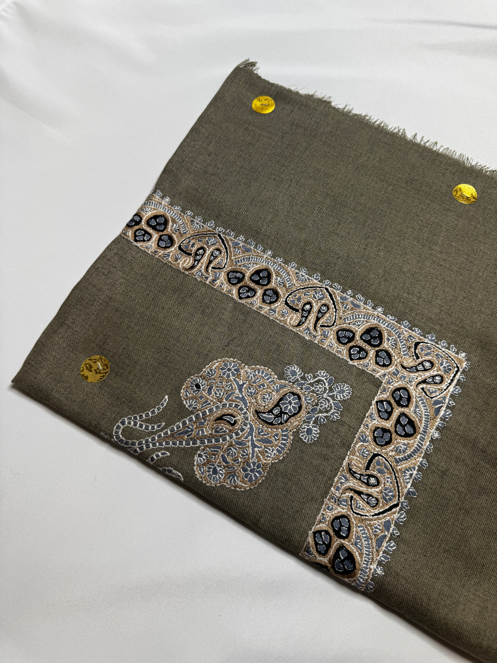 Luxury Khaki Yemeni Shemagh