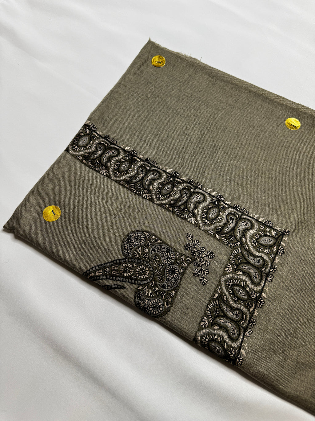 Luxury Khaki Yemeni Shemagh