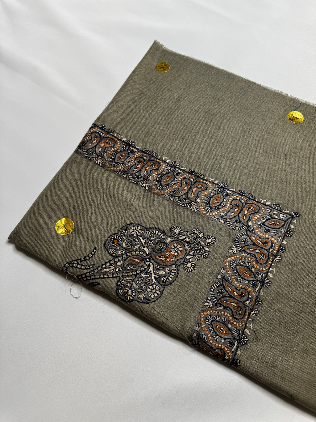 Luxury Khaki Yemeni Shemagh