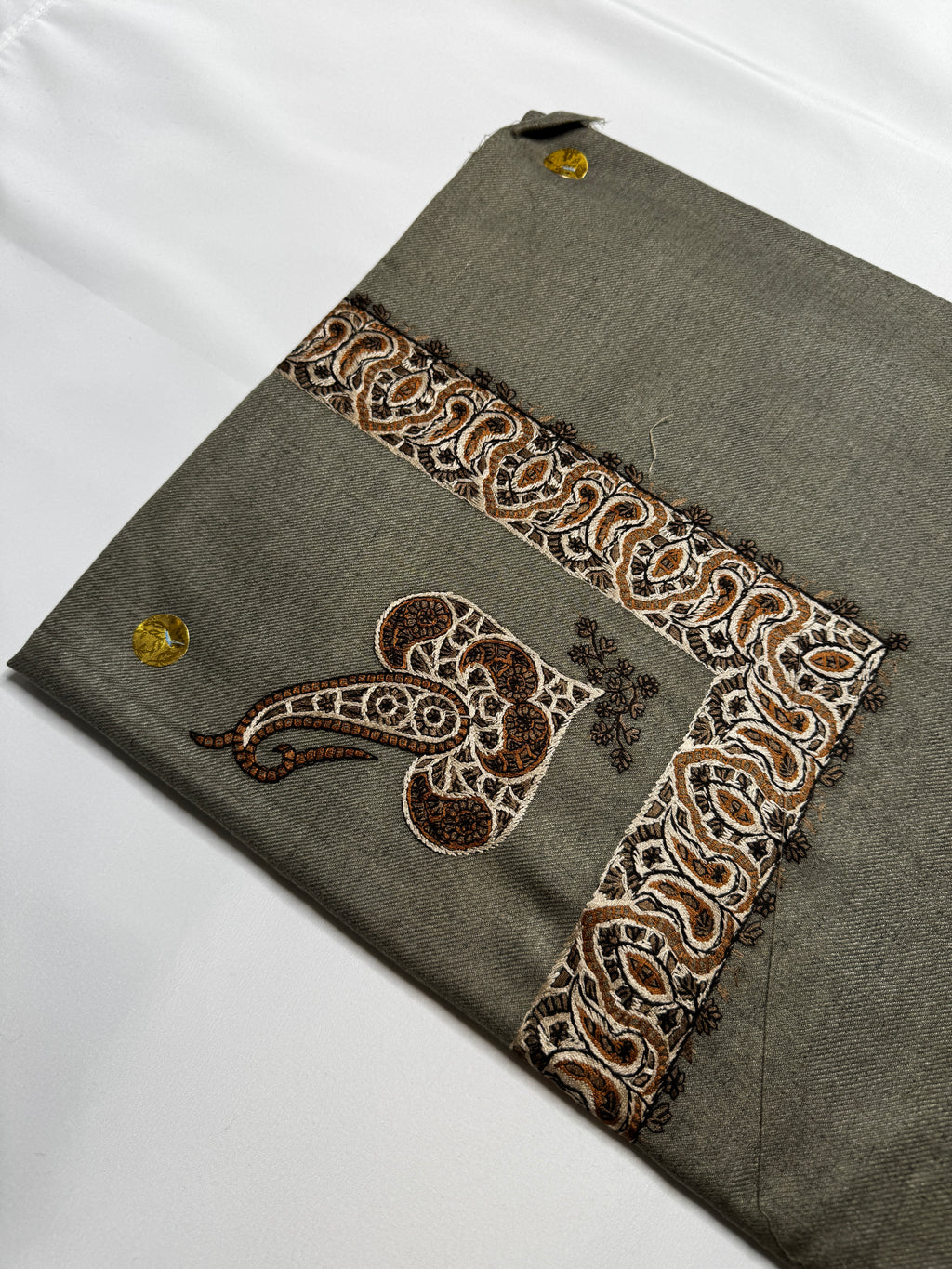 Luxury Khaki Yemeni Shemagh