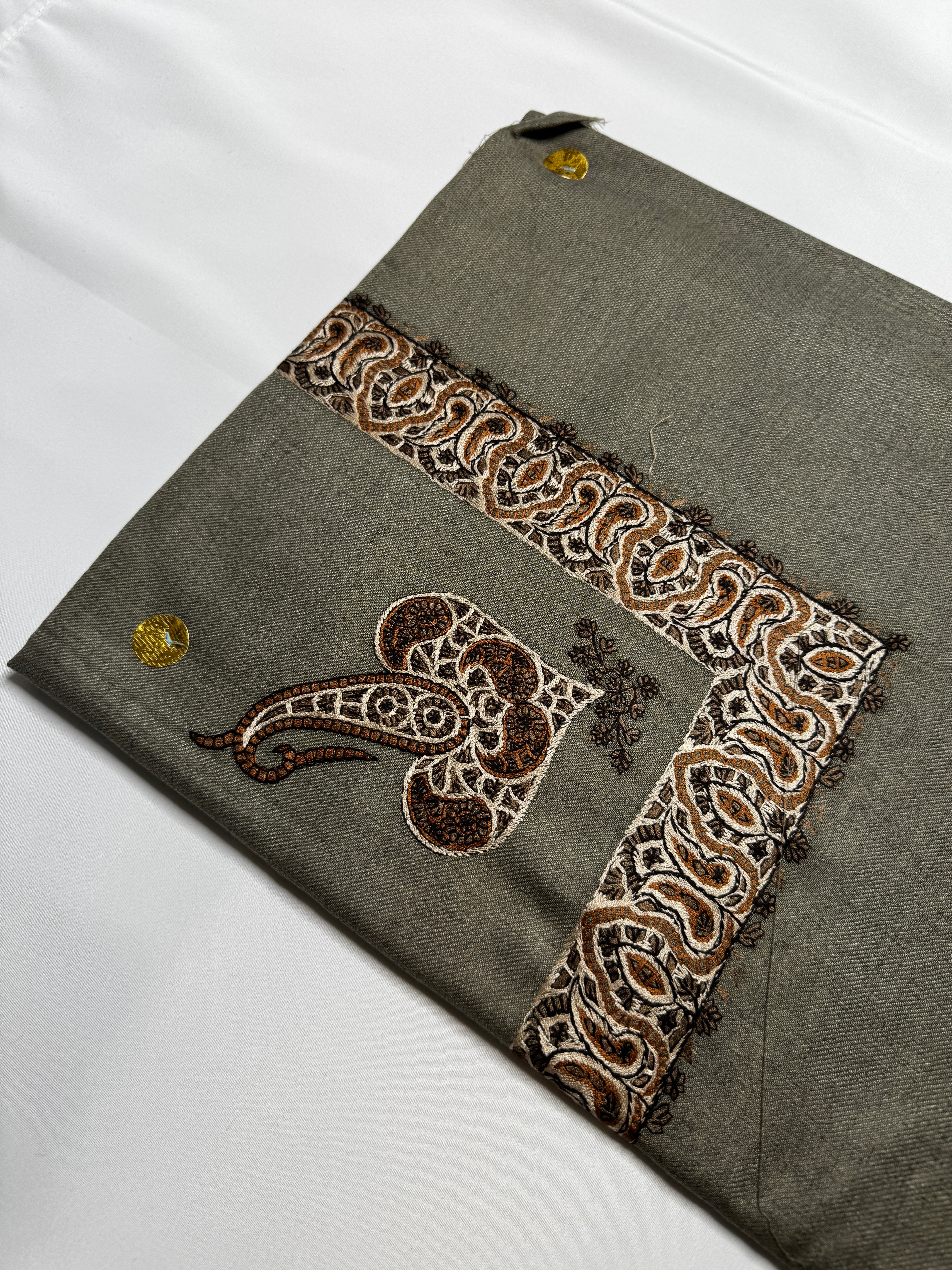 Luxury Khaki Yemeni Shemagh